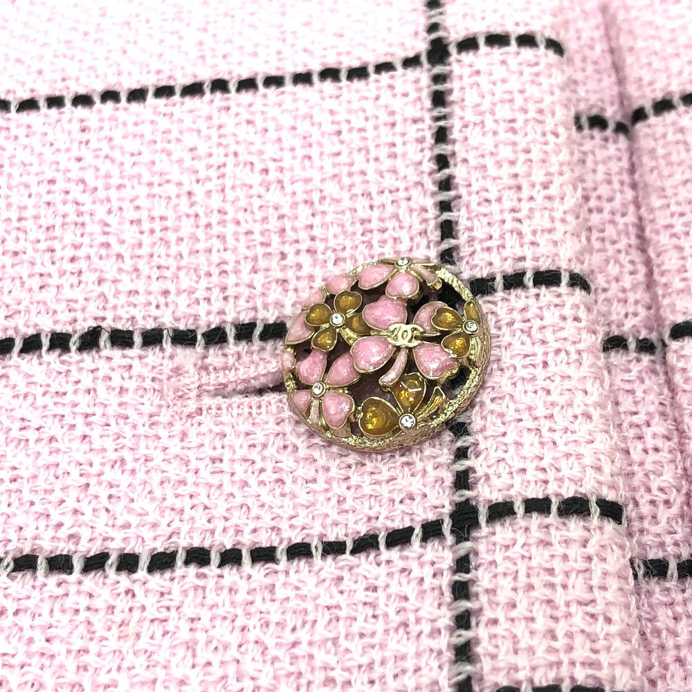 CHANEL Vest P77266 tweed pink 24S tweed Women 34