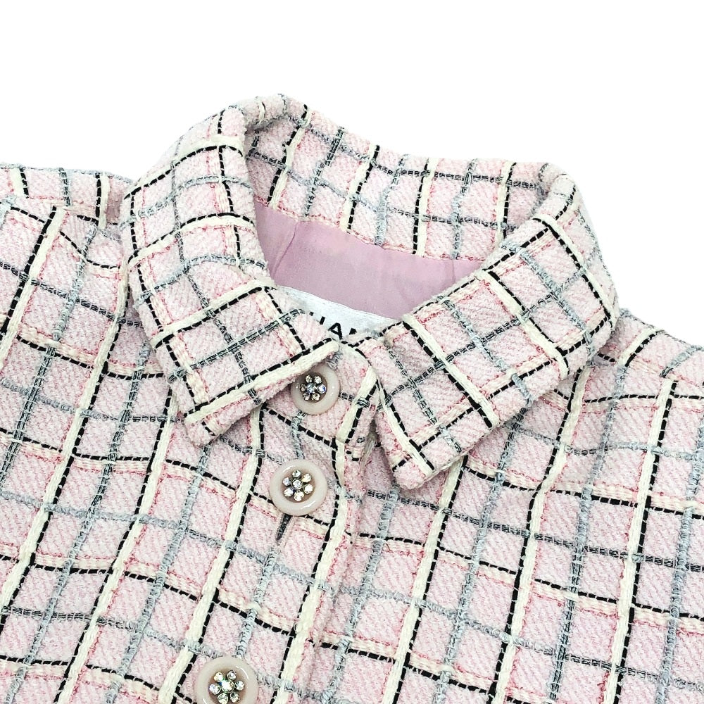 CHANEL Jacket P78912V tweed pink 34