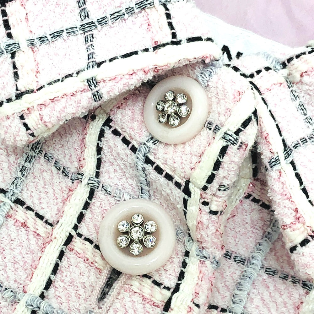 CHANEL Jacket P78912V tweed pink 34