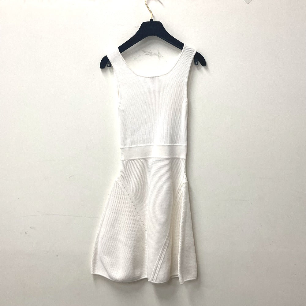 CHANEL one piece cotton white 15P Women 34