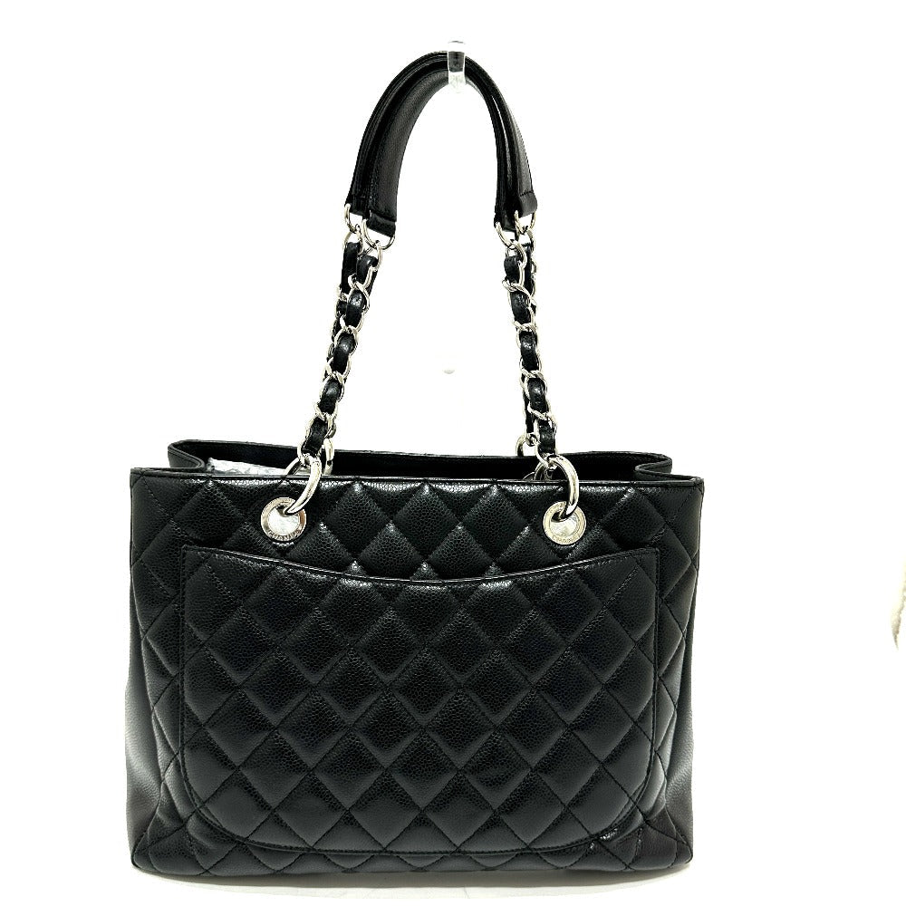 CHANEL Tote Bag A50995 Caviar skin black CC COCO Mark Matelasse GST