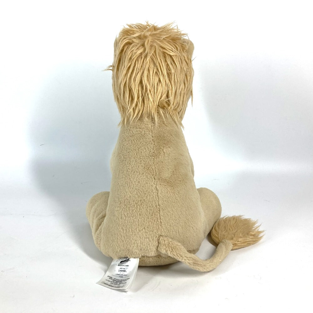 CHANEL Plush Doll acrylic beige COCO CRUSH lion animal lion Women