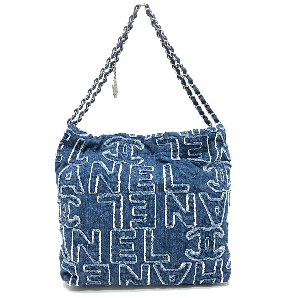 CHANEL Shoulder Bag AS3260 denim blue 24A CHANEL22