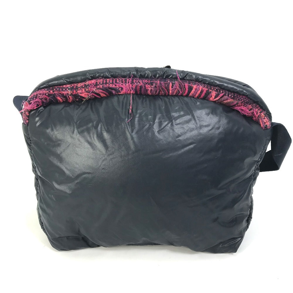 CHANEL Sling bag A57586 Nylon, Tweed Navy Shoulder Bag Coconeige Women