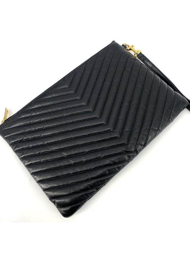 Luxury Saint Laurent Trending 2025 Monogram matelass gold clutch new medium 559193
