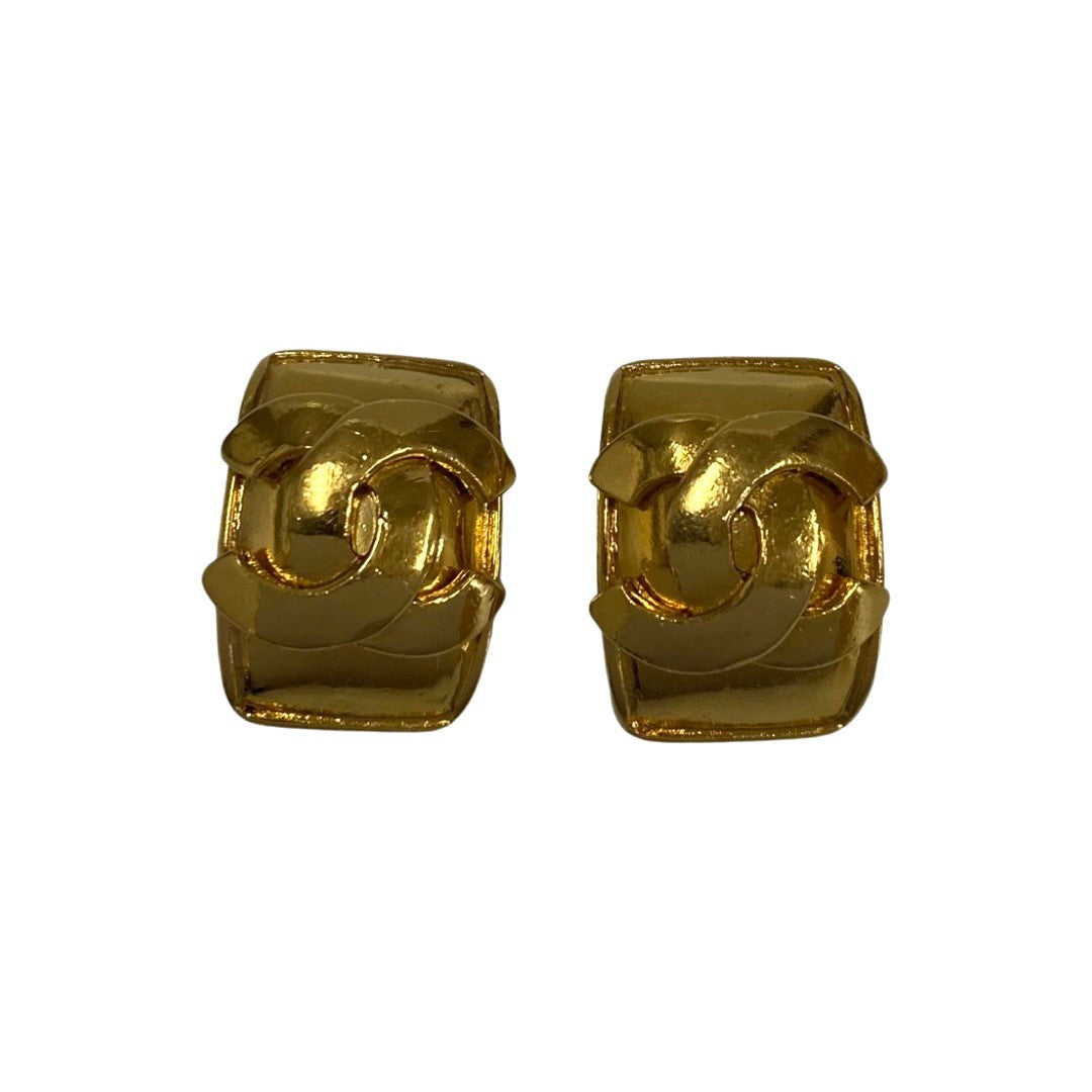 CHANEL Earring Gold Plated gold Women