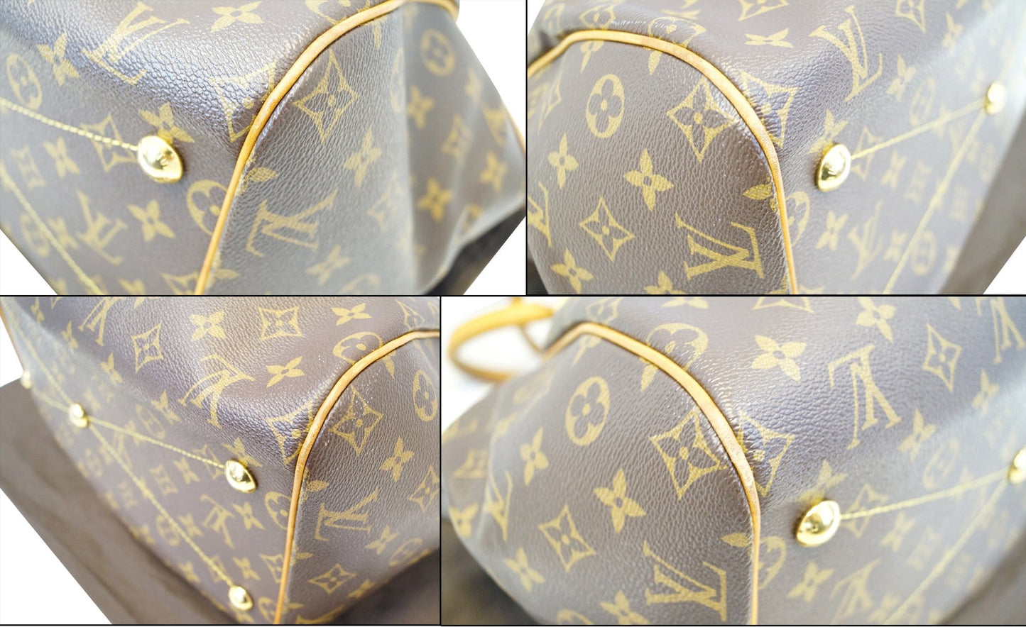 LOUIS VUITTON Tivoli GM Monogram Canvas Shoulder Bag Brown