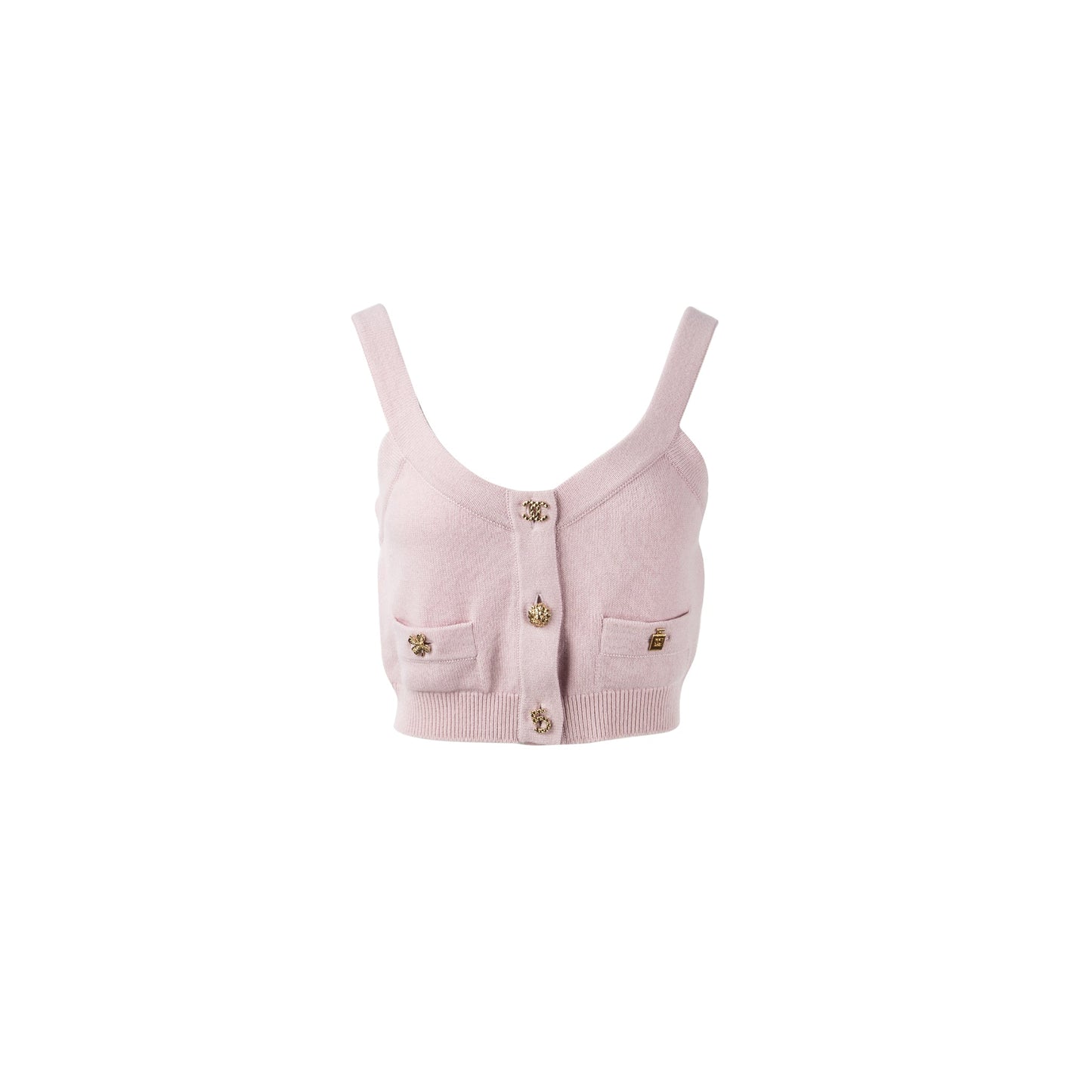 Chanel 22b Size 36 Mini Top Cashmere Light Pink