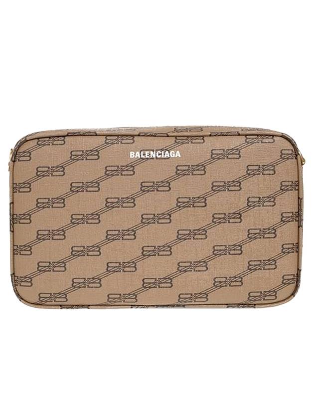 Luxury Balenciaga Trending 2025 Monogram Logo Camera Cross Bag Beige