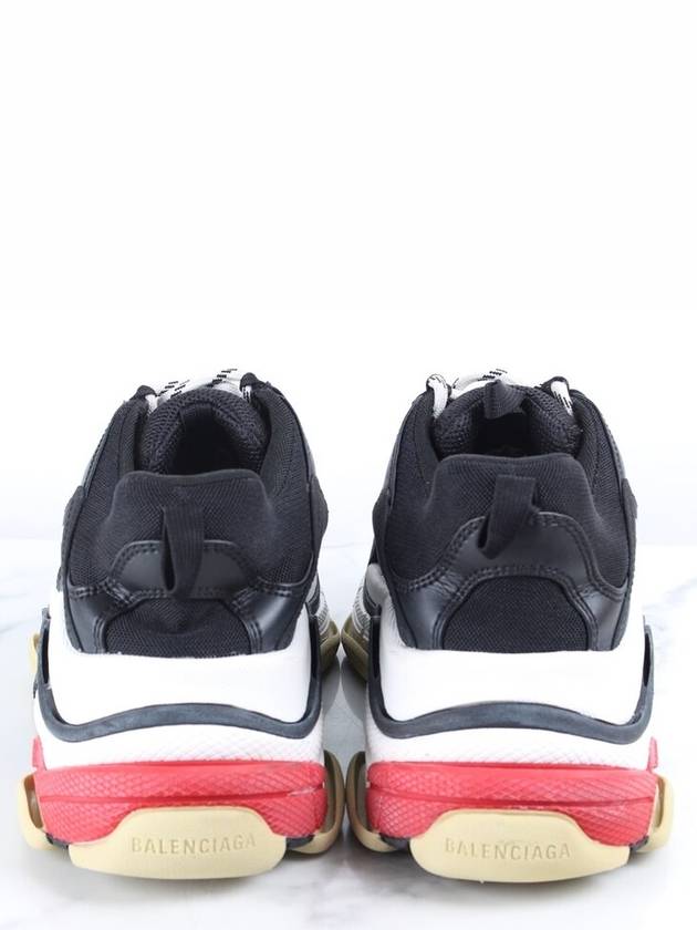 Luxury Balenciaga Trending 2025 Triple S sneakers black red 41 260