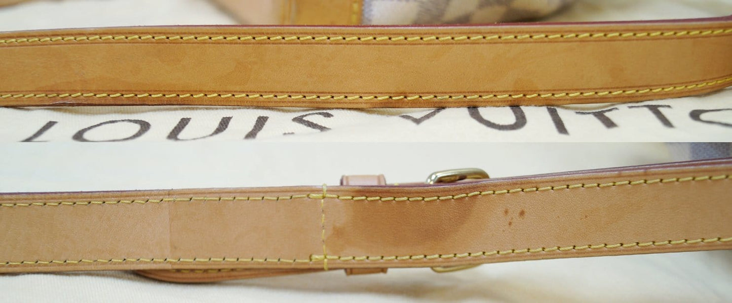LOUIS VUITTON Damier Azur Canvas Noe BB Shoulder Crossbody Bag