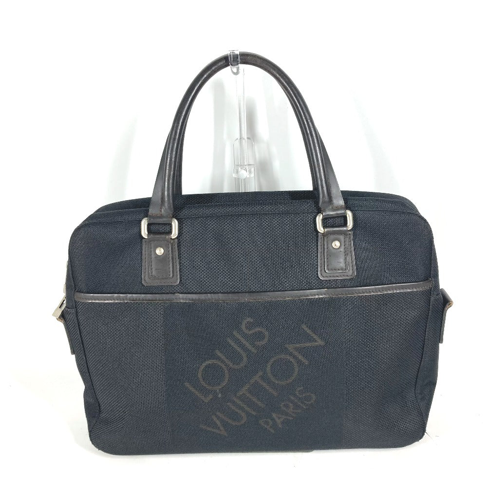 LOUIS VUITTON Business bag M93082 Damier Jean Canvas black Damier Jean Yak mens