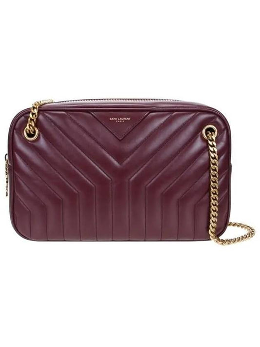 Luxury Saint Laurent Trending 2025 Joan Camera Shoulder Bag Burgundy