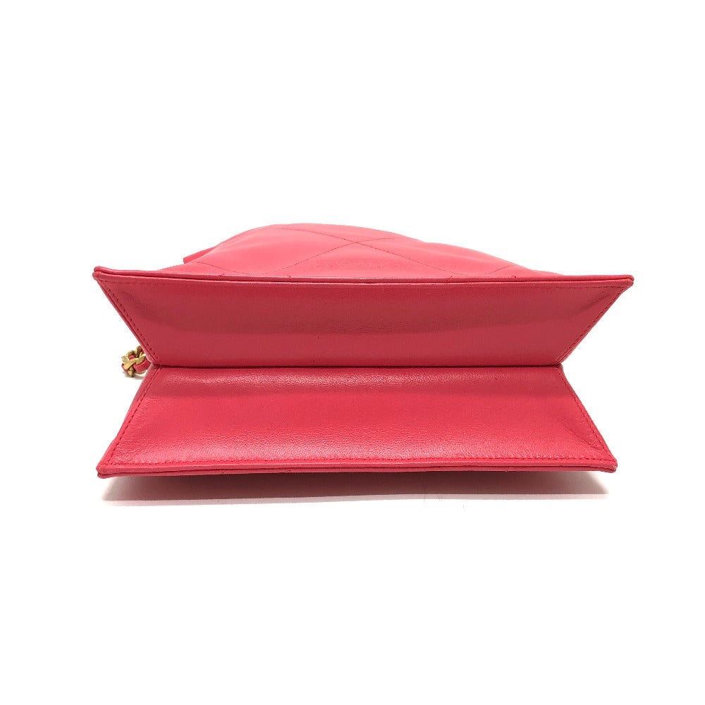 CHANEL Handbag lambskin pink COCO Mark Matelasse Quilting