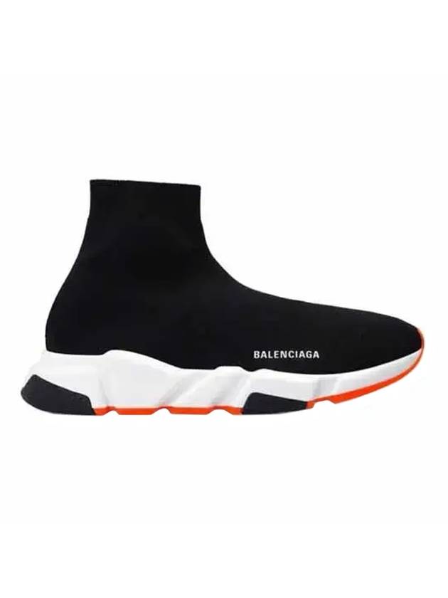 Luxury Balenciaga Trending 2025 Speed Runner High Top Sneakers Black Orange
