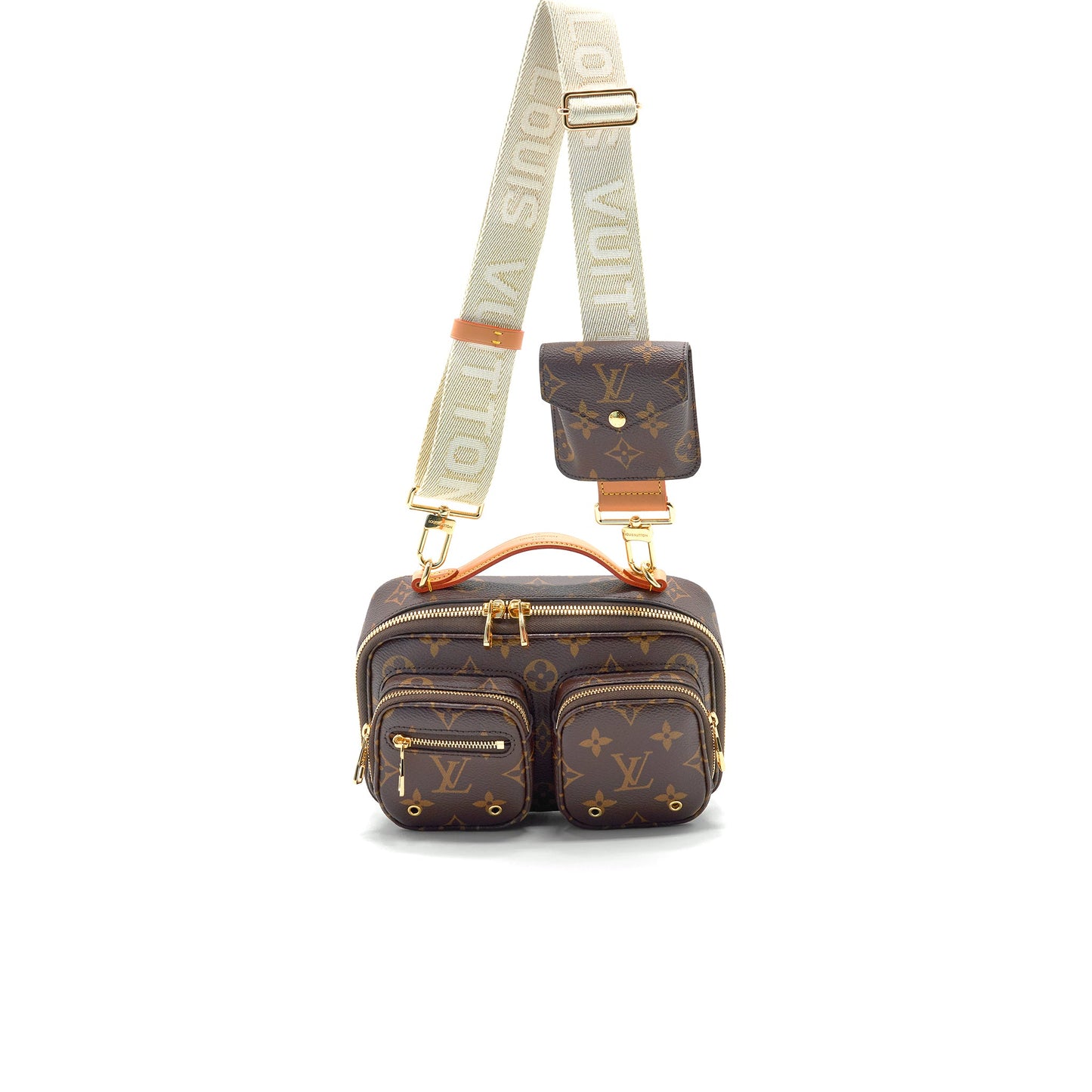 Louis Vuitton Utility Crossbody Monogram Canvas Purse