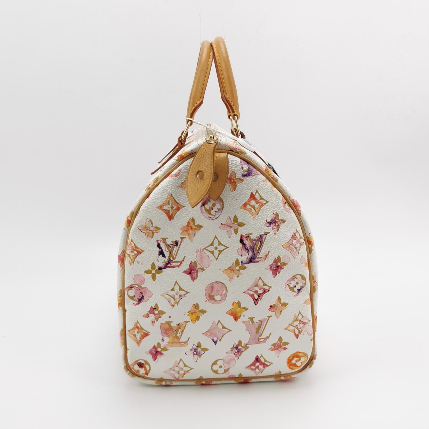 Louis Vuitton Speedy 35 Monogram Watercolor Pink Handbag Richard Prince 2008