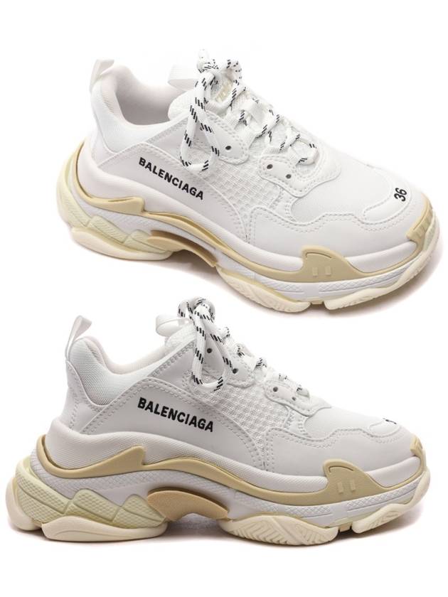 Luxury Balenciaga Trending 2025 Triple S Low-Top Sneakers White