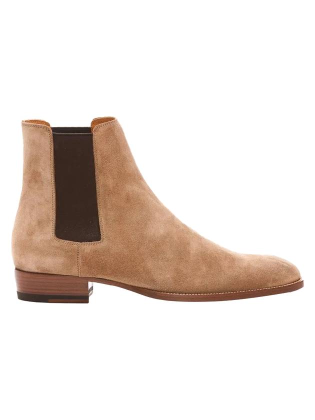 Luxury Saint Laurent Trending 2025 Suede Classic Wyatt Chelsea Boots Brown