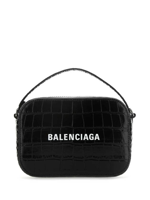 Luxury Balenciaga Trending 2025 Logo Camera Cross Bag Black