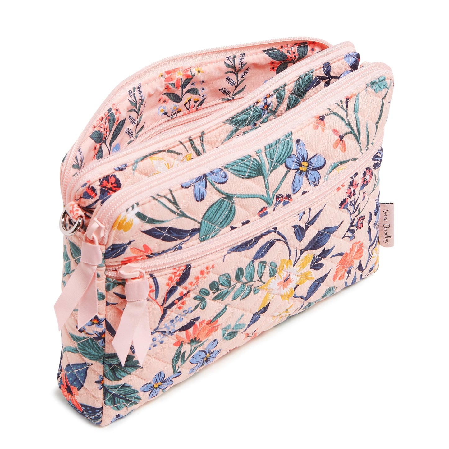 Triple Compartment Crossbody Bag
