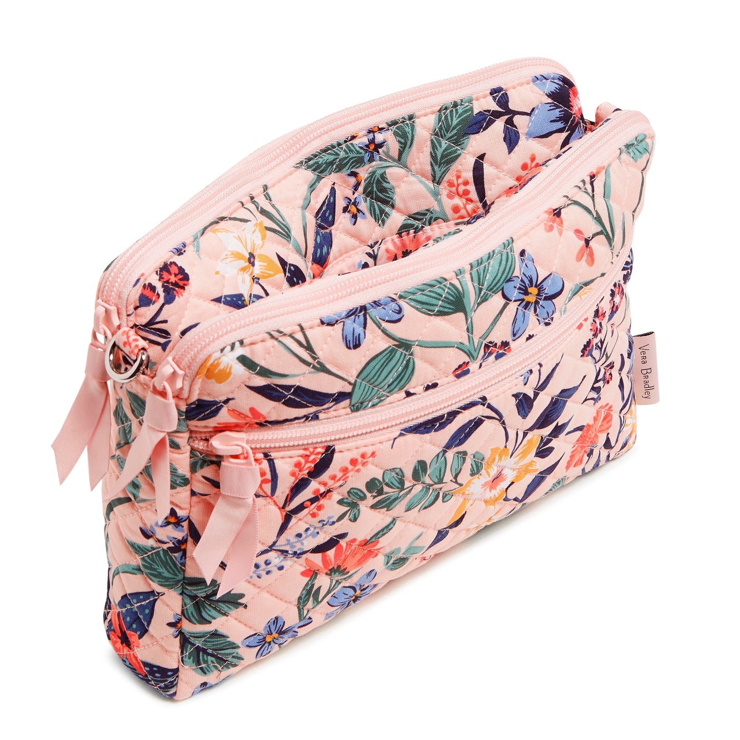 Triple Compartment Crossbody Bag