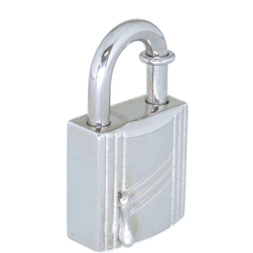 HERMES key ring metal Silver ANNEE ARBRE 1998 Sap Cadena Keychain Charm unisex(Unisex)