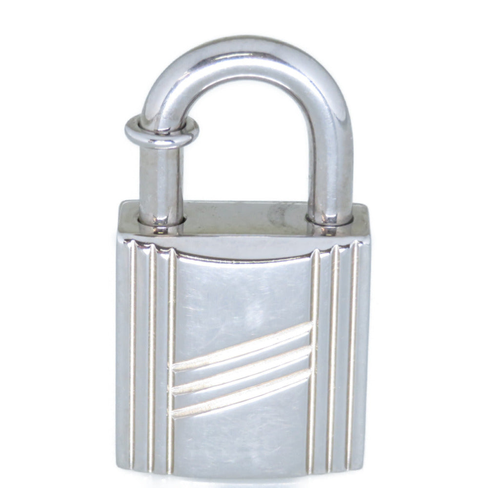 HERMES key ring metal Silver ANNEE ARBRE 1998 Sap Cadena Keychain Charm unisex(Unisex)