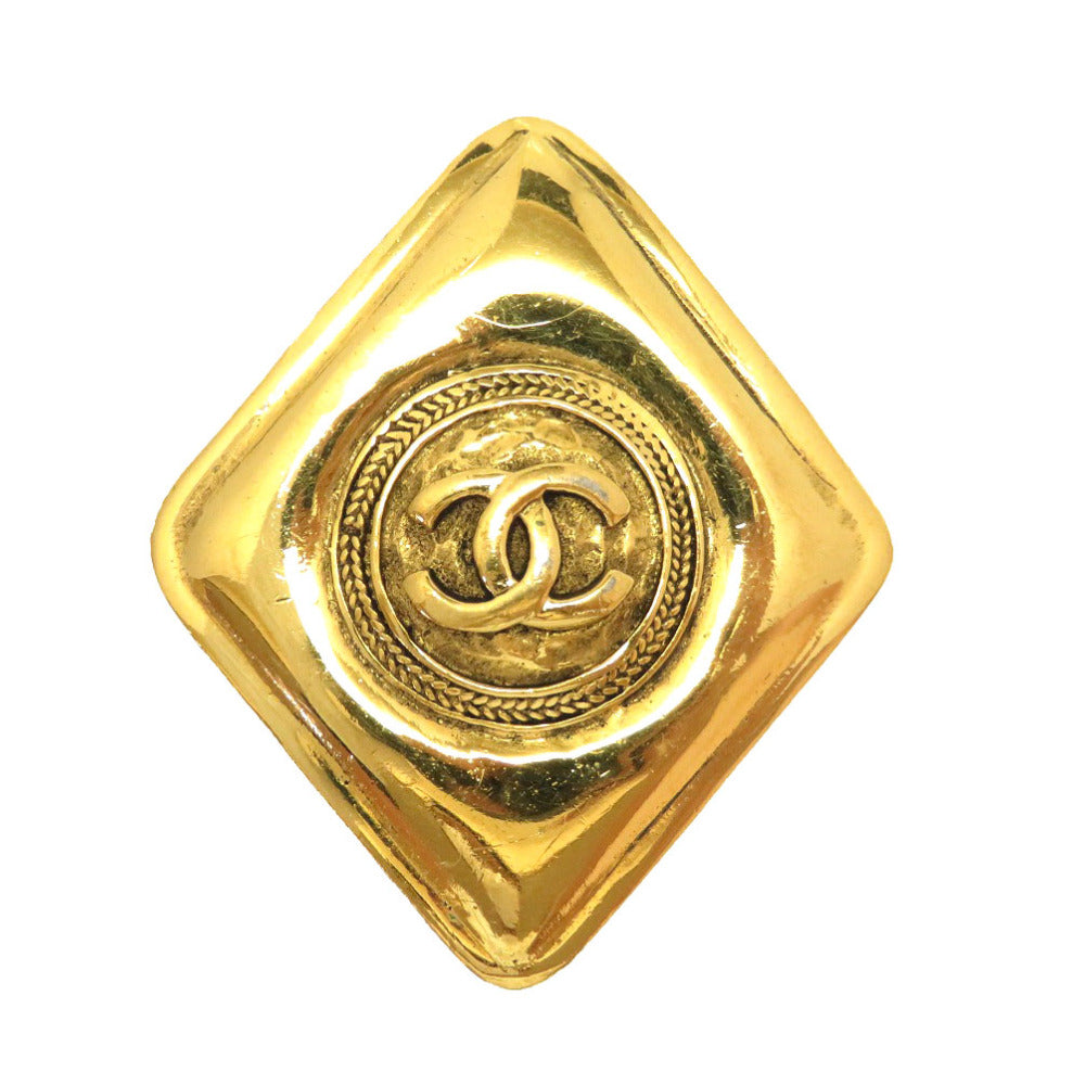 CHANEL Brooch metal gold COCO Mark vintage unisex(Unisex)