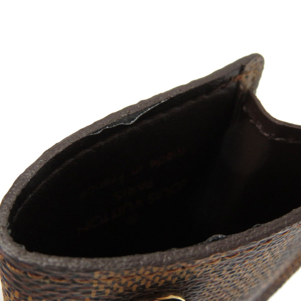 LOUIS VUITTON Key case Key holder  N62661 Damier canvas Brown Damier Ebene ClochettePM Women(Unisex)