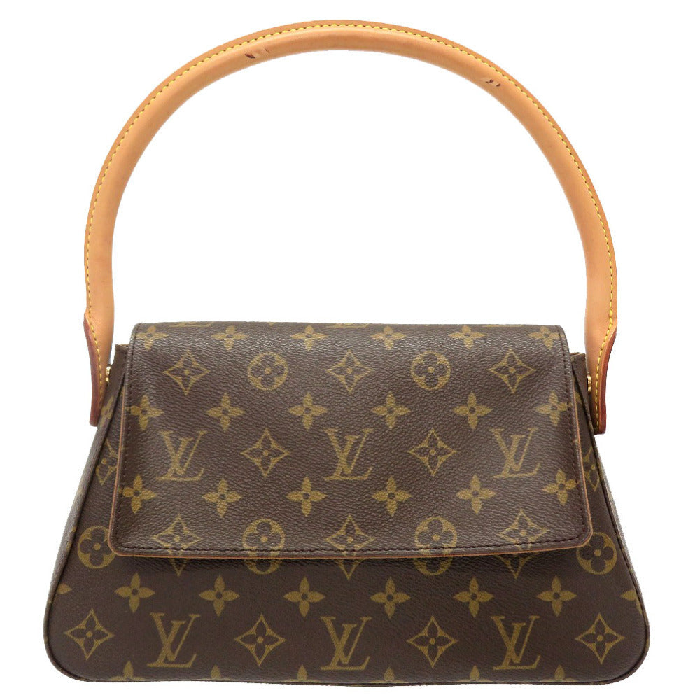 LOUIS VUITTON Handbag M51147 Monogram canvas Brown Monogram Mini Looping Women