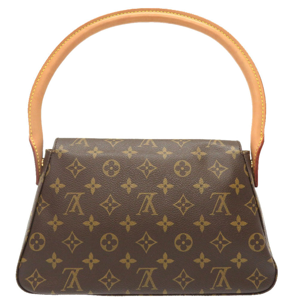 LOUIS VUITTON Handbag M51147 Monogram canvas Brown Monogram Mini Looping Women