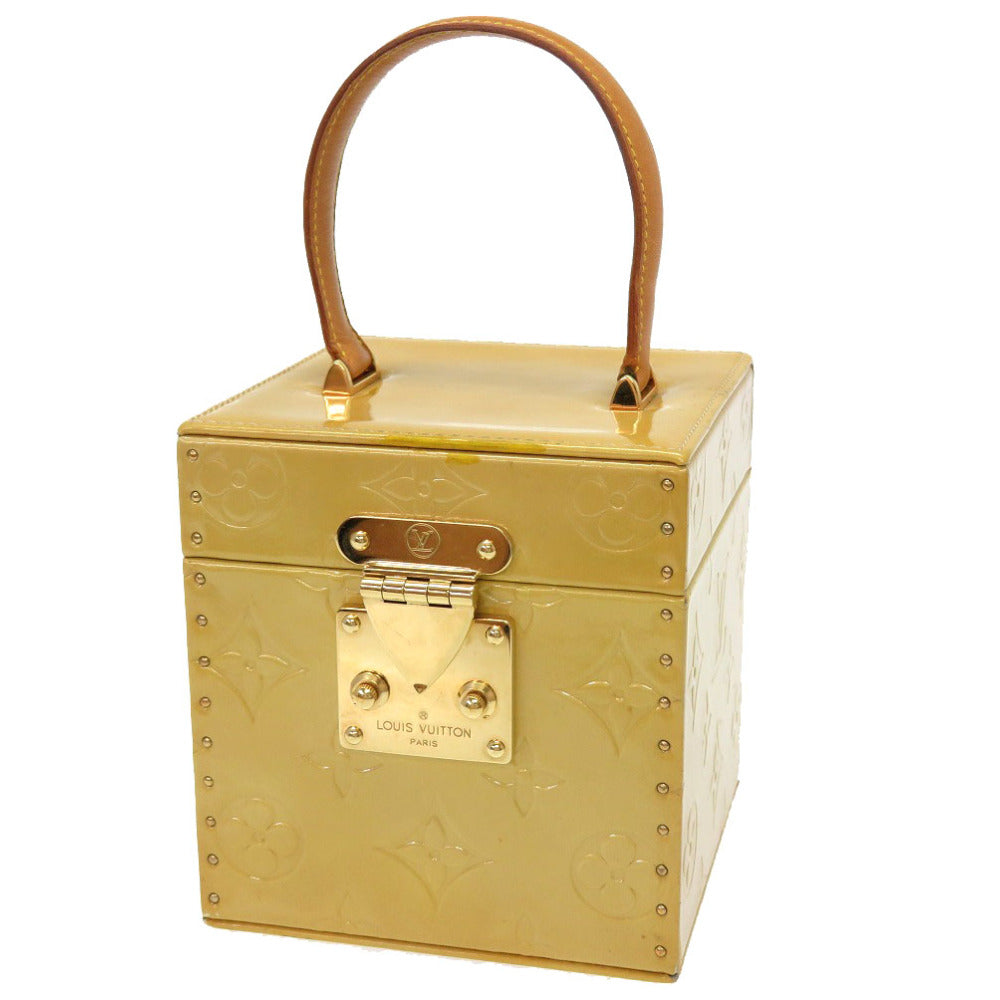 LOUIS VUITTON Handbag M91002 Monogram Vernis Lime yellow Vernis Bleecker Women