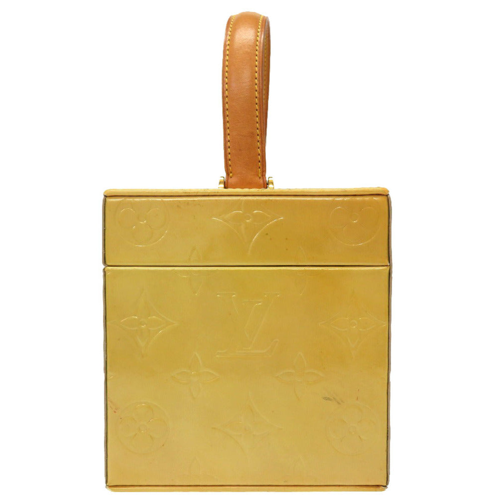 LOUIS VUITTON Handbag M91002 Monogram Vernis Lime yellow Vernis Bleecker Women