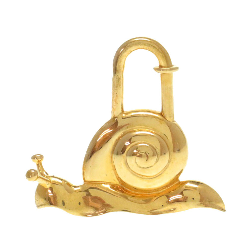 HERMES Cadena metal gold Snail Cadena Charm 1995 ANNEE DE LA ROUTE unisex(Unisex)