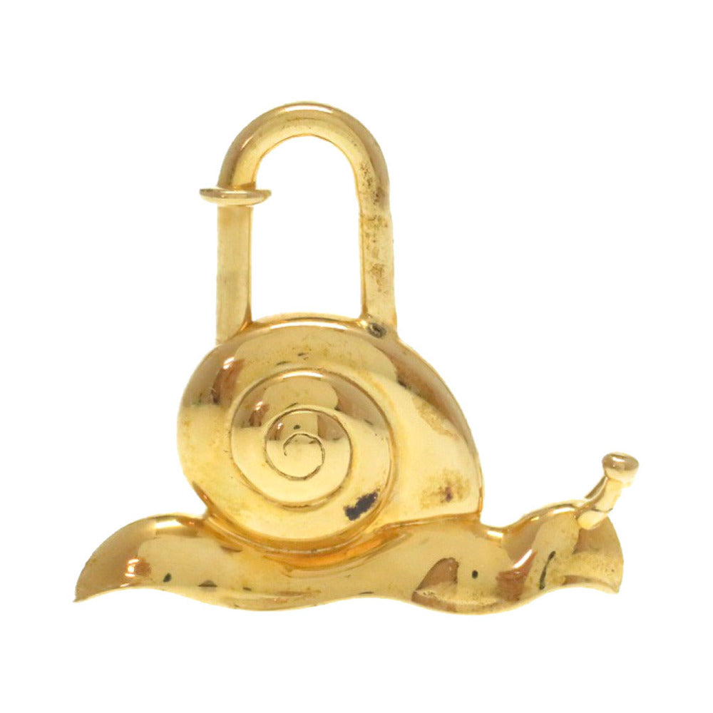 HERMES Cadena metal gold Snail Cadena Charm 1995 ANNEE DE LA ROUTE unisex(Unisex)
