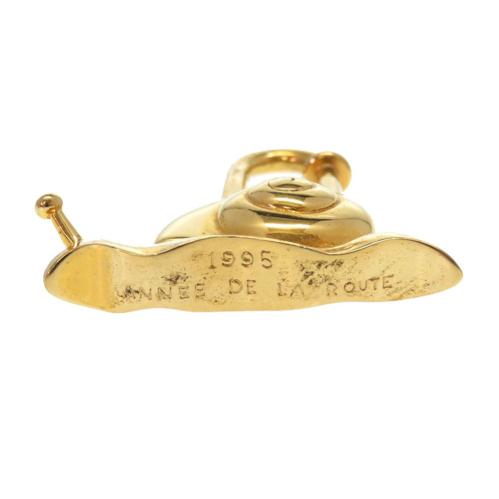 HERMES Cadena metal gold Snail Cadena Charm 1995 ANNEE DE LA ROUTE unisex(Unisex)