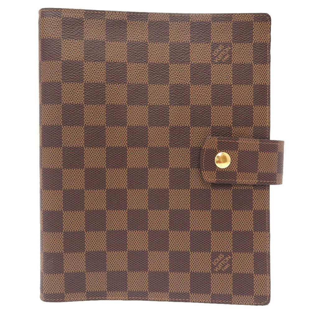 LOUIS VUITTON Notebook cover R20107 Damier canvas Brown Damier Agenda GM Women