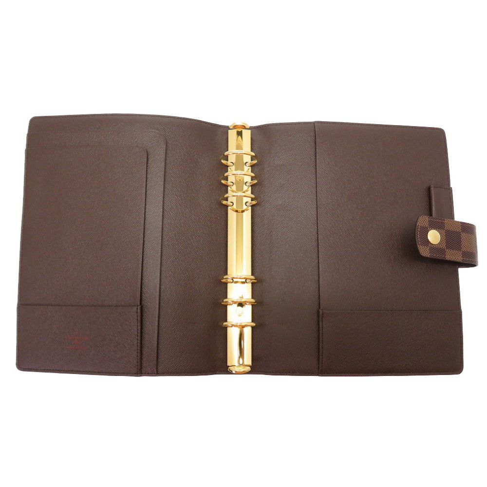 LOUIS VUITTON Notebook cover R20107 Damier canvas Brown Damier Agenda GM Women