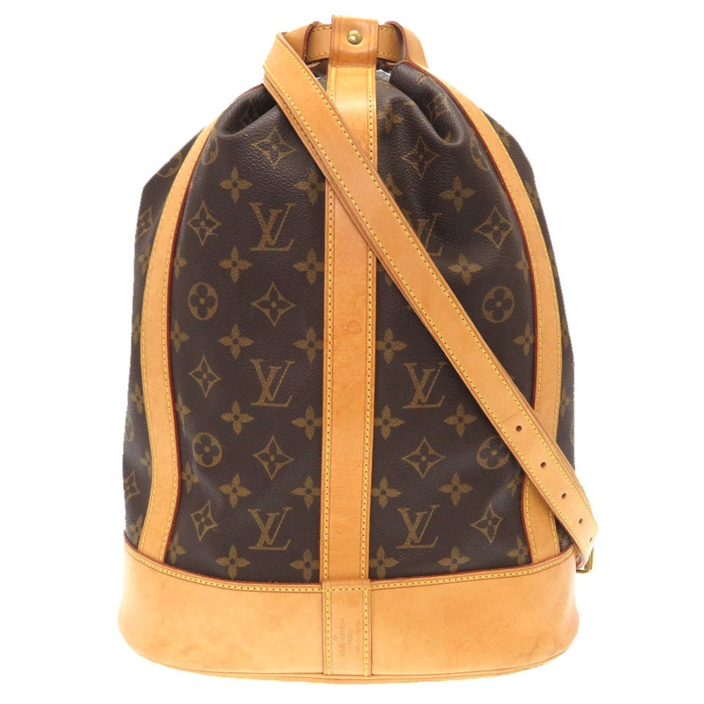 LOUIS VUITTON Shoulder Bag M42243 Monogram canvas Brown Monogram RandonneePM unisex(Unisex)