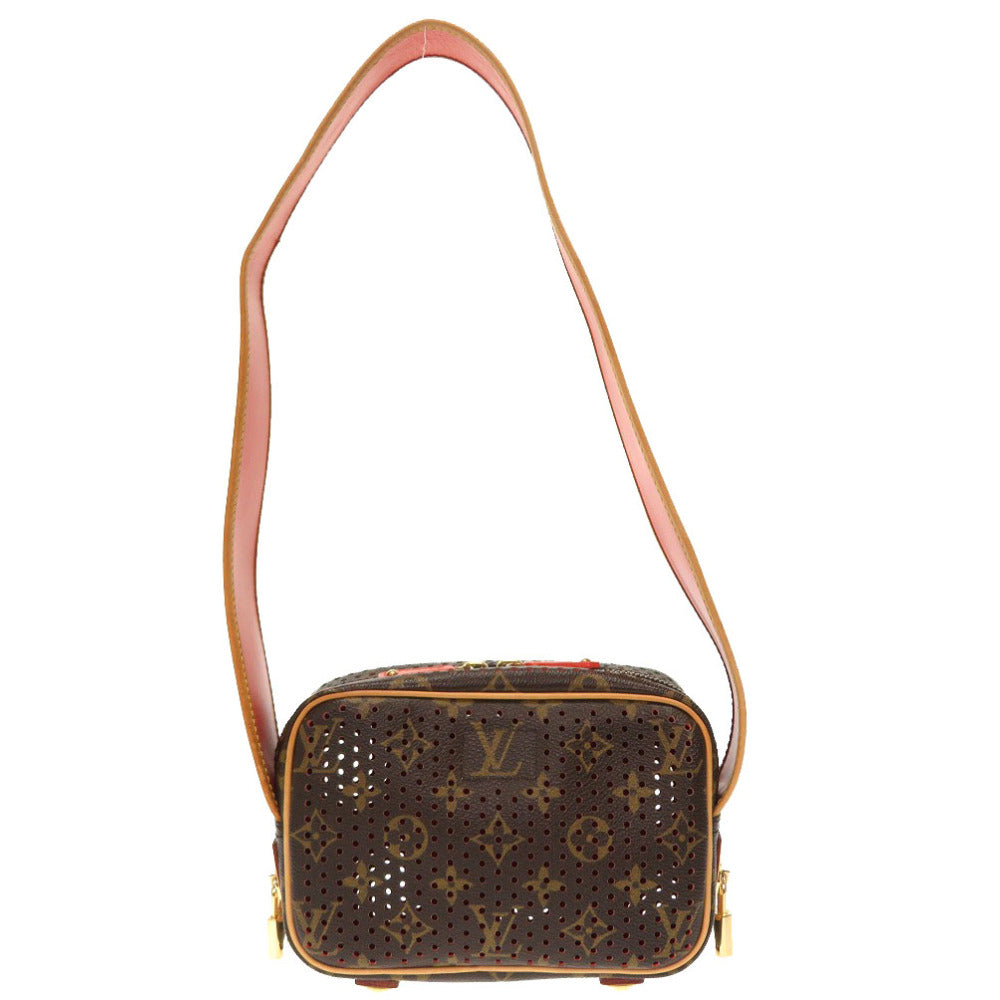 LOUIS VUITTON Shoulder Bag M95177 Monogram Perfo Orange Monogram Perfo Mini Trocadero Women