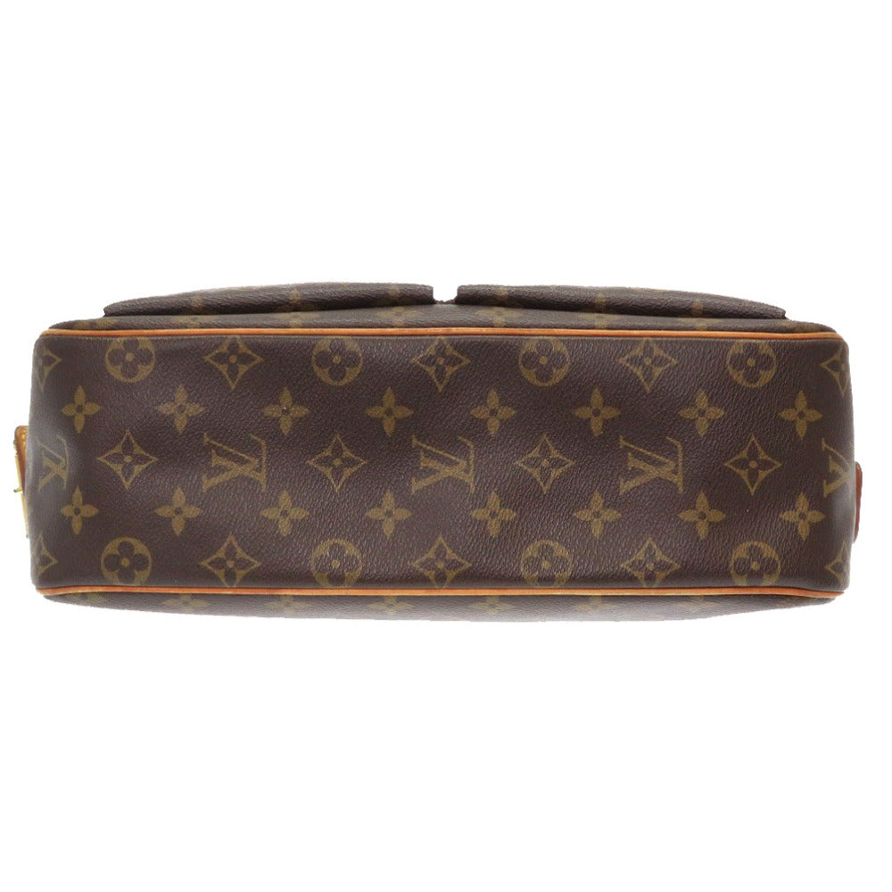 LOUIS VUITTON Shoulder Bag M51163  Monogram canvas Brown Monogram Vivasite GM Women