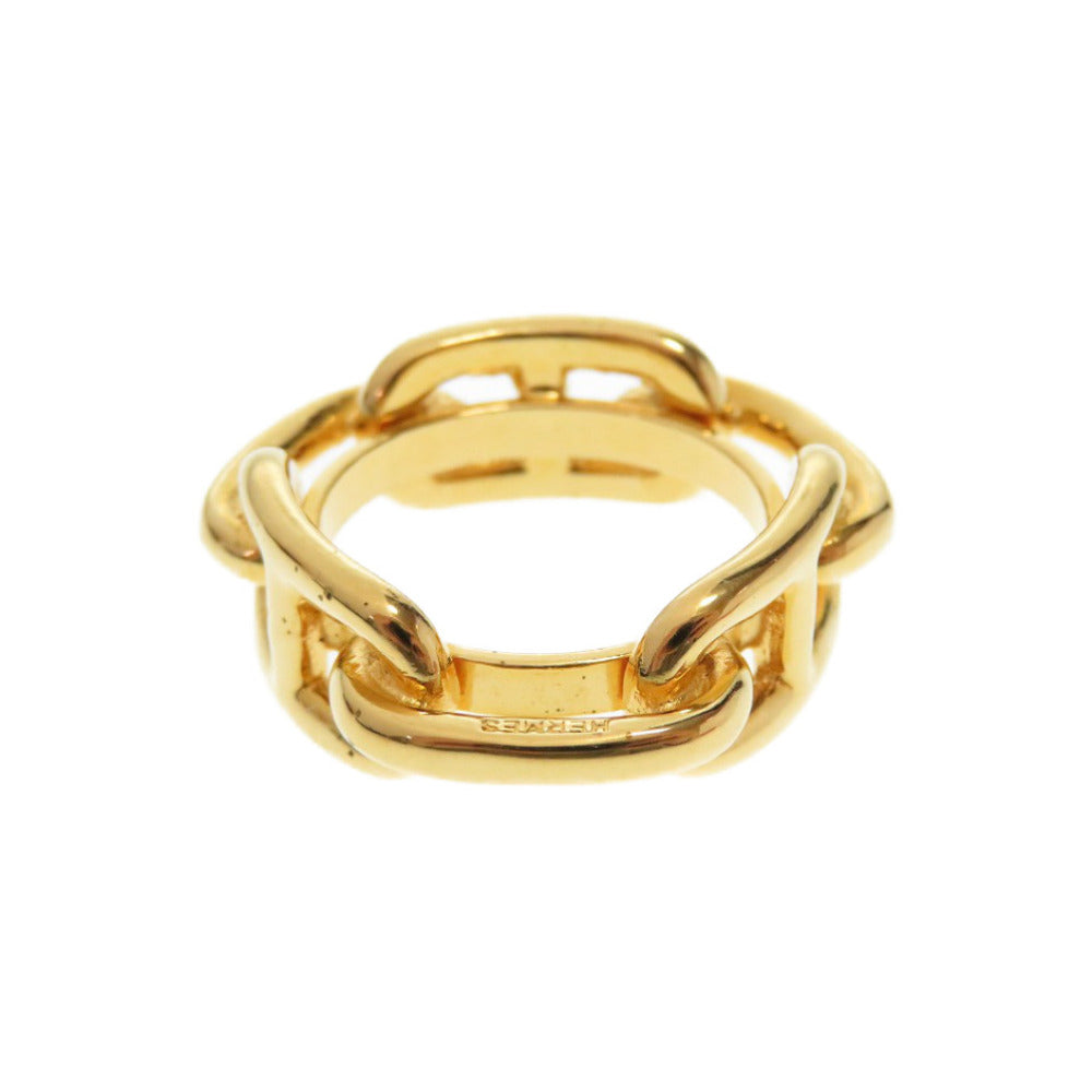 HERMES Scarf ring metal gold Chene Dunkle Women(Unisex)