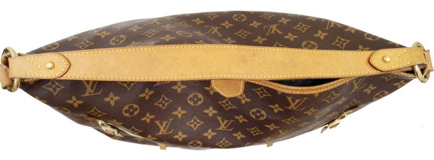 LOUIS VUITTON Delightful GM Monogram Canvas  Shoulder Bag Brown