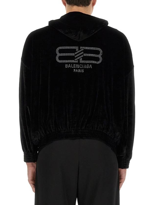 Luxury Balenciaga Trending 2025 23 fw velvet sweatshirt 751014TOVO31000 B0040440930