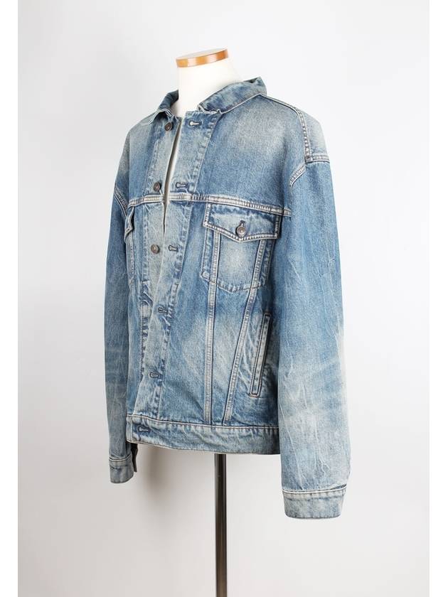 Luxury Balenciaga Trending 2025 Mode denim jacket 46