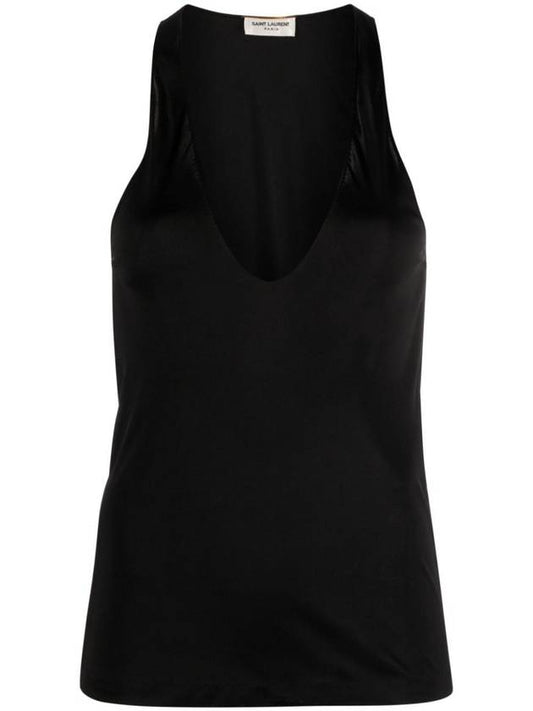 Luxury Saint Laurent Trending 2025 23 fw DEEP Necklace Jersey Top 770861Y7F981000 B0710943123