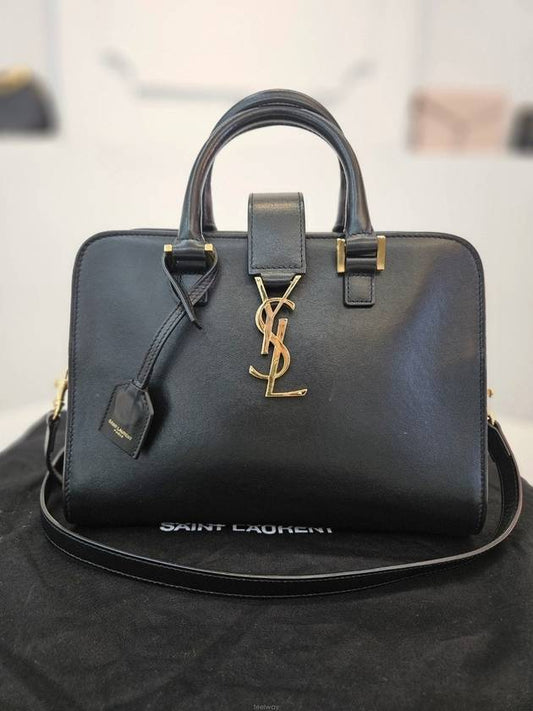 Luxury Saint Laurent Trending 2025 Monogram Mini Cabas Bag Black 568853