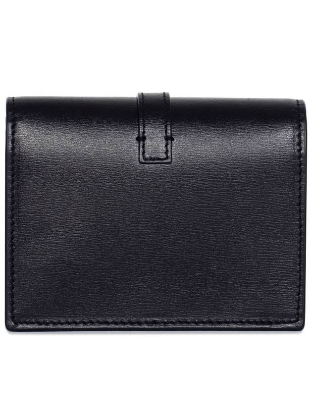 Luxury Saint Laurent Trending 2025 Monogram Sulpice Half Wallet Black