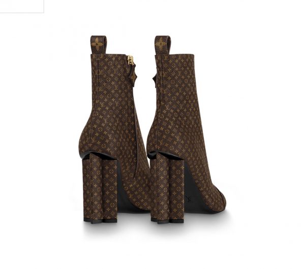 Louis Vuitton Silhouette Monogram Ankle Boots